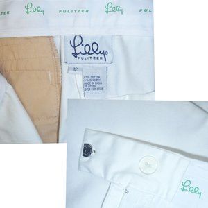 Lilly Pulitzer Women's Pants in White Size 12